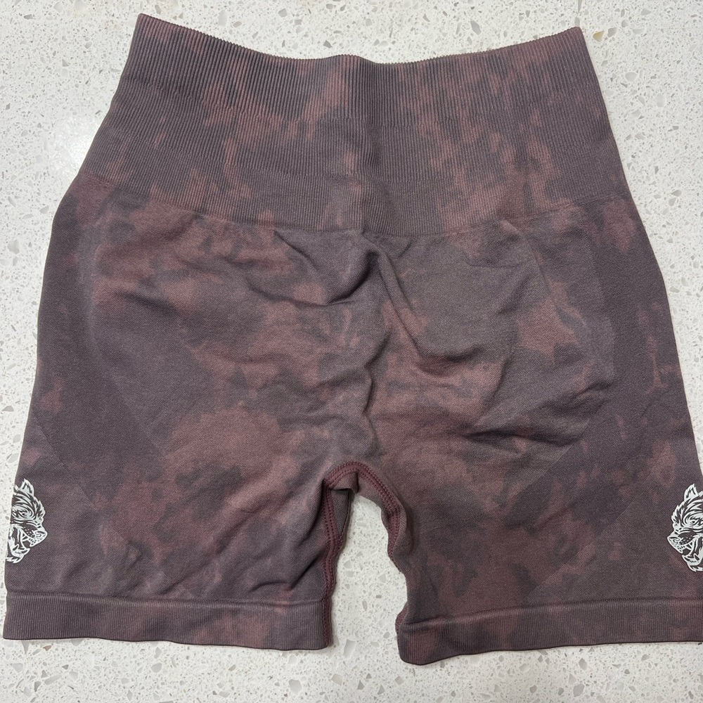 Darc sport everson seamless shorts in purple dusk tonal marble
